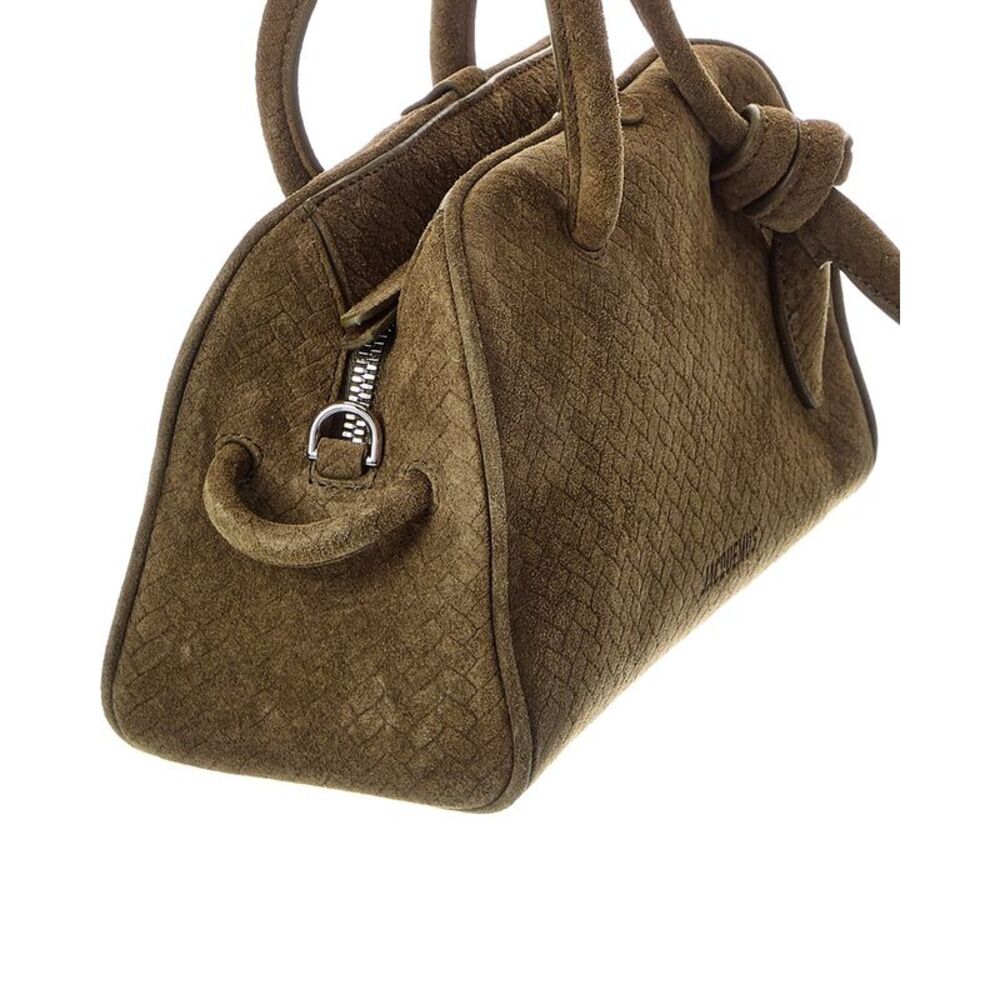Jacquemus Turismo Small Suede Shoulder Bag, Green - Picture 3 of 5